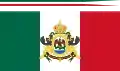 Bandera y gallardete para uso en embarcaciones civiles y mercantiles del Imperio.
