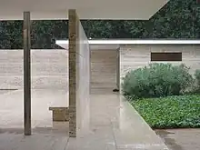 Pabellón Mies van der Rohe, 1928-1929/1981-1986 (Barcelona) Moderno Escuela Bauhaus
