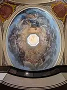Vista interior de la cùpula.