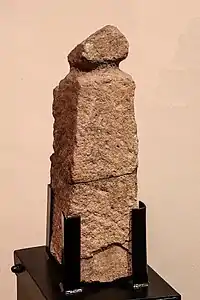 Betilo del yacimiento íbero de Les Maleses
