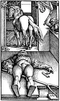 La bruja y el palafrenero, Hans Baldung Grien, c. 1534.