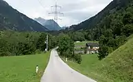 El panorama de la calle cerca Moos