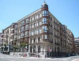 Edificio de la sede en Bilbao de las Juntas Generales de Vizcaya