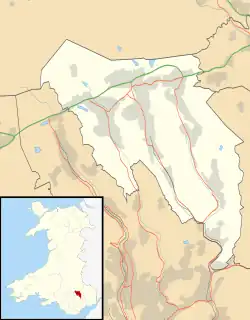 Tredegar ubicada en Blaenau Gwent