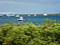 Barcos en el Canal de Itabaca.