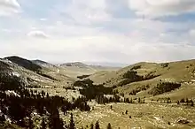 Vista a la Bogd Jan Uul desde el monasterio