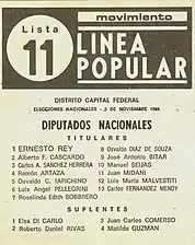 Movimiento Línea Popular