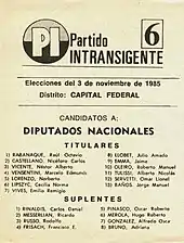 Partido Intransigente