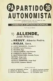 Partido Autonomista