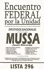 Encuentro Federal por la Unidad