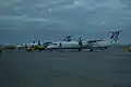 Bombardier Dash 8 Q400 de Croatia Airlines en el Aeropuerto Internacional de Zagreb, Croacia