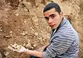 Descubriendo los huesos de las víctimas armenias en Deir ez-Zor en 2009.