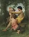 Idilio, familia antigua, 1855