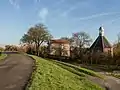 Boven-Leeuwen, la iglesia protestante en la calle