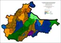 Estructura étnica de Brčko por asentamientos 1961