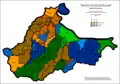 Estructura étnica de Brčko por asentamientos 1991