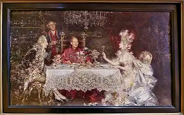 Brindis con el cardenal, de Juan Pablo Salinas Teruel, 1915.