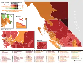 Elecciones provinciales de Columbia Británica de 2017