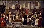 Jan Hus ante el Consejo, 6 de julio de 1415.