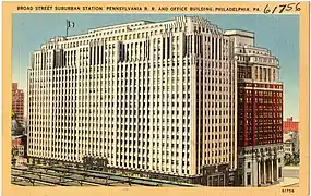 Estación suburbana, Filadelfia, Pensilvania