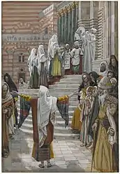 James Tissot, La presentación de Jesús en el Templo (La présentation de Jésus au Temple), Brooklyn Museum