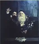 Juan Amos Comenio despidiéndose de Karel el Viejo, de la Casa de Zerotina
