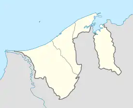 Bandar Seri Begawan ubicada en Brunéi