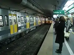 Formaciones en la estación en 2008