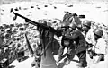 Ametralladora antiaérea en el sur de Italia en 1943.