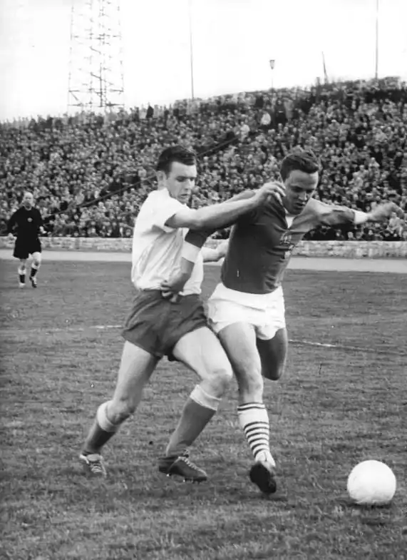 Nöldner (derecha) en 1962.