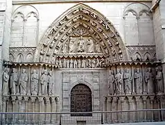 Puerta de la Coronería de la catedral de Burgos