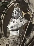 Busto de Antoni Viladomat (1915), palacio del Parlamento de Cataluña.