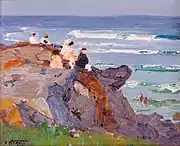 By the New England Seashore, by Edward Henry Potthast