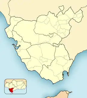 Rota ubicada en Provincia de Cádiz
