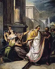 Caesar yendo al Senado en el Idus de marzo