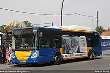 C2 en la estación RENFE de Guadalajara, agosto 2021 www.autobusesbcn.es