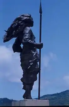 Estatua de Tiahahu en Ambon.