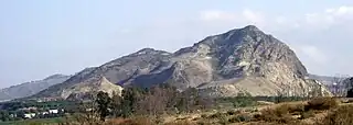 Edificio volcánico del Cabezo Negro de Zeneta