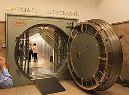 Cámara acorazada, actual Caja de las Letras.