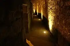 Callejón de las Siete Esquinas, en Bayona (España).