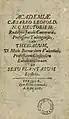 De sexu plantarum, 1694