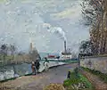 El Oise cerca de Pontoise en un día gris, de Camille Pisarro, 1876.