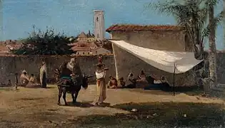 Una plaza en Caracas, 1852, Colección Patricia Phelps de Cisneros