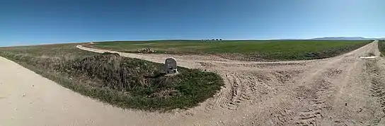 Camino de San Frutos a su paso por Caballar (Segovia)
