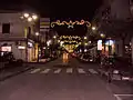 Un escorzo de Corso Italia, durante las fiestas navideñas 2010.