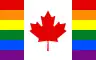 CanadaBandera del orgullo canadiense