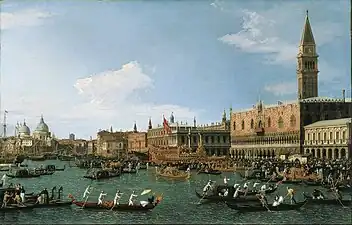 Il Bucintoro. Museo Thyssen-Bornemizsa en depósito en el Museo Nacional de Arte de Cataluña (MNAC)