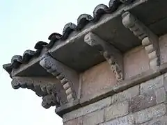 Detalle del alero