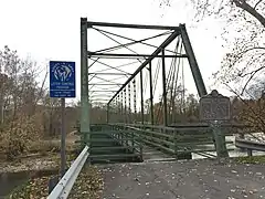 Old Whipple Truss dobre el río Cacapon (West Virginia)