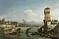 Capricho con río y puente, hacia 1745. Museo Thyssen-Bornemisza